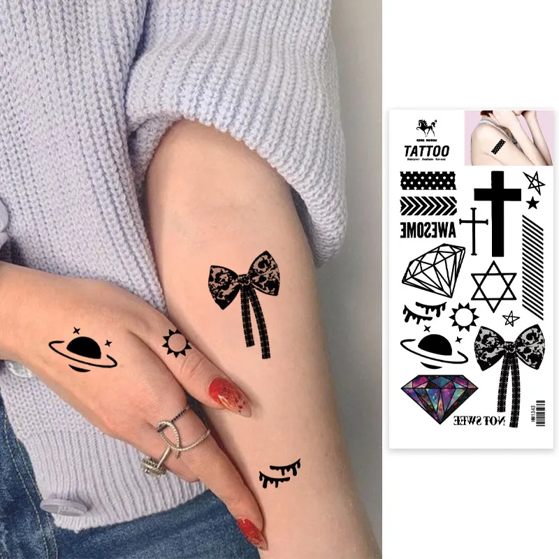 Wholesale Realistic High Quality Waterproof Temporary Tattoo Different Body Art Designs Long Lasting Tattoo Stickers