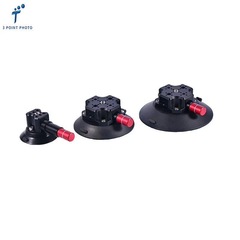 Hand Pump Vacuum Suction Cup Mount For Video Shooting On Car Body, Boats, Windows, or Any Smooth Surface Compatible with Cameras