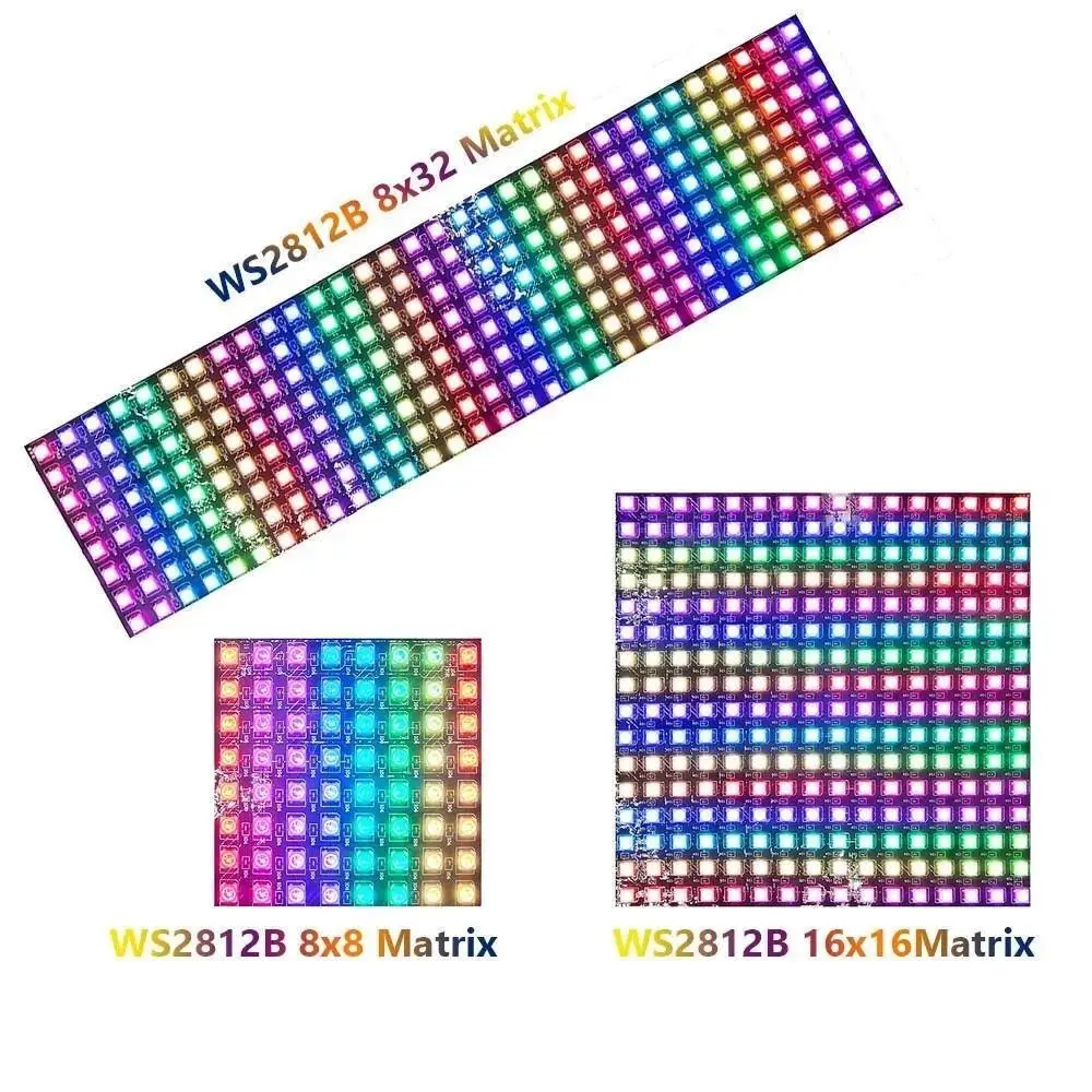 DC5V 16 см * P10/8 32 P10 светодиодная матрица SMD 5050 RGB LED 256 шт. светодиодов/шт с SK6812/шт.