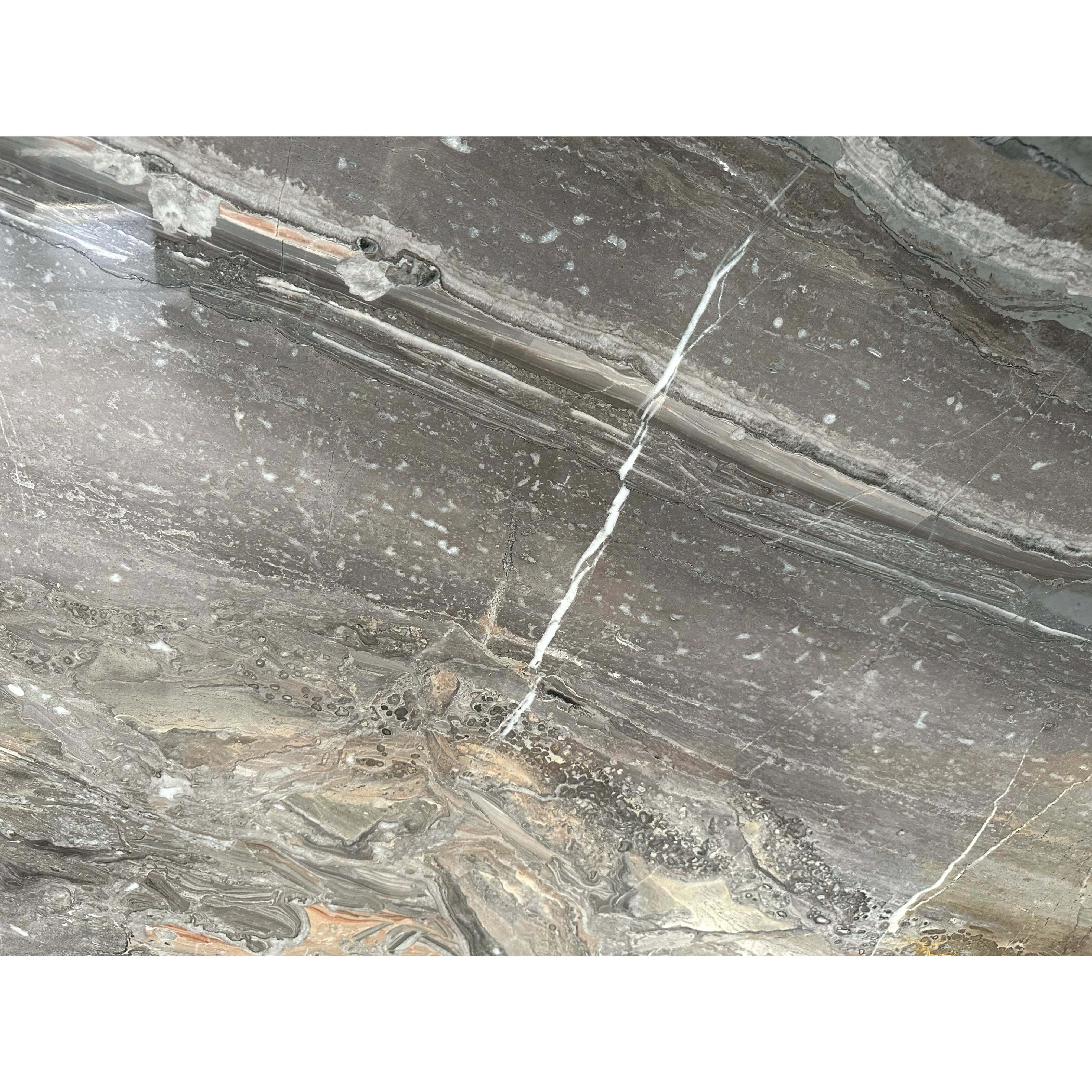 TOPWAY Premium Quality Natural Stone Venice Brown Marble Tile Stone Tile Wall Slab for Bathroom Decoration Background Wall