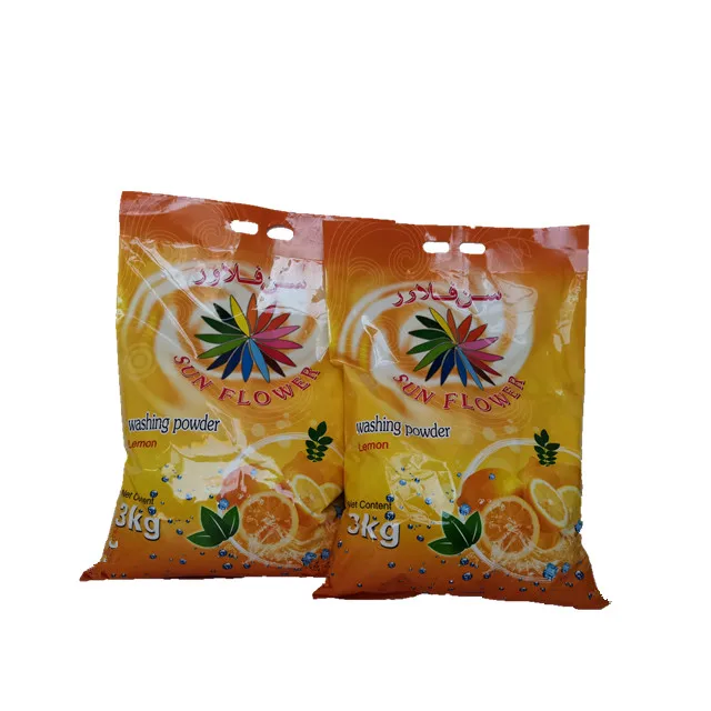 Wholesale retail 25kg Bulk Organic Hand Washing Long Lasting Perfume Laundry Detergent Powder
