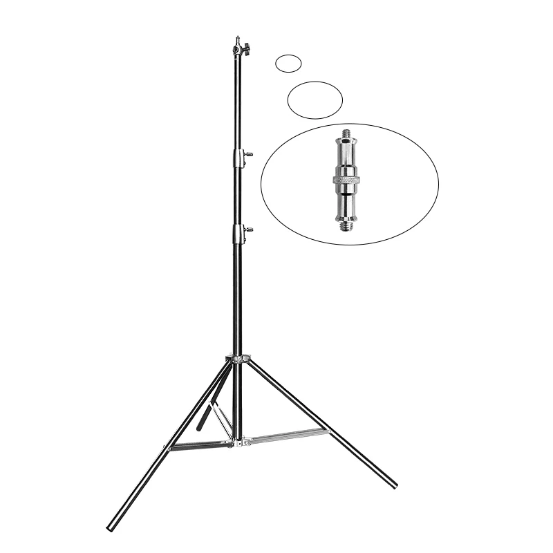 Photography 280cm Stainless Steel Tripod Light Stand for Photo Video Lighting