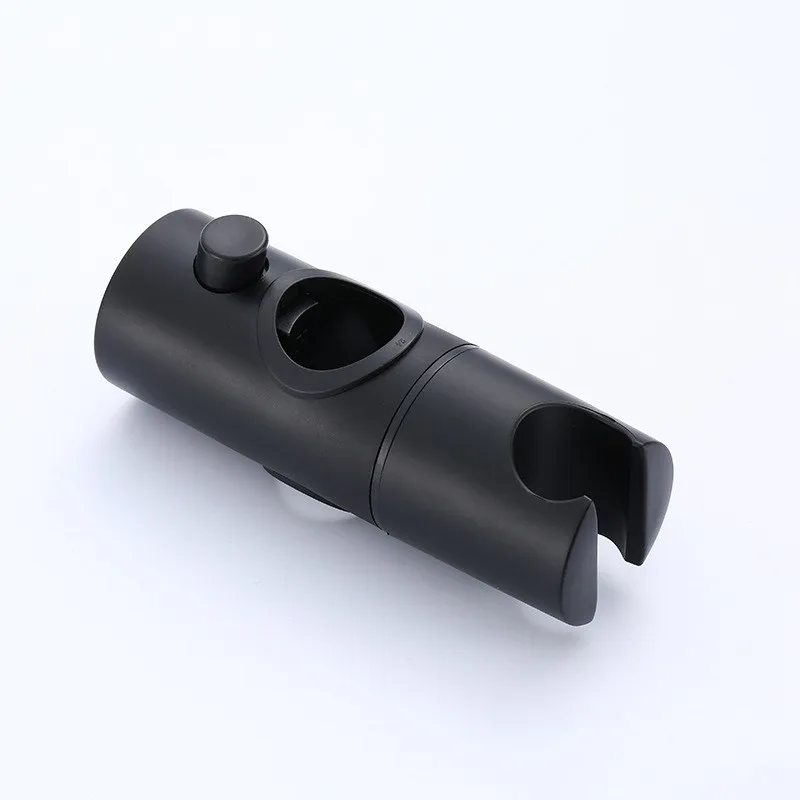 Bathroom Chrome Plated Adjustable ABS Plastic Shower Head Clamp Holder Rail Bracket Shower Slider