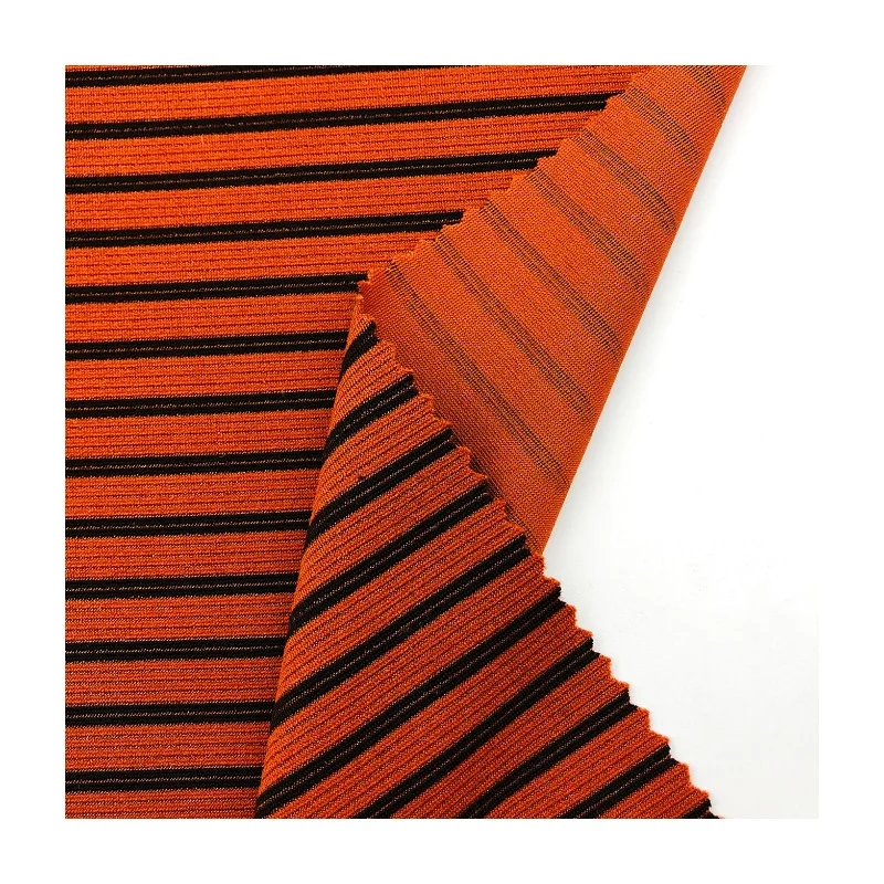 New fashion soft touch 260gsm 95%polyester 5%spandex glitter interlock double faced knitted fabric for T-shirt apparel-dress