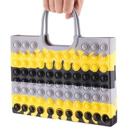 Wholesale Cute Silicone Beach Bag Stress Relief Push Bubble Handbag Multifunctional Anxiety Relief Tote Bag