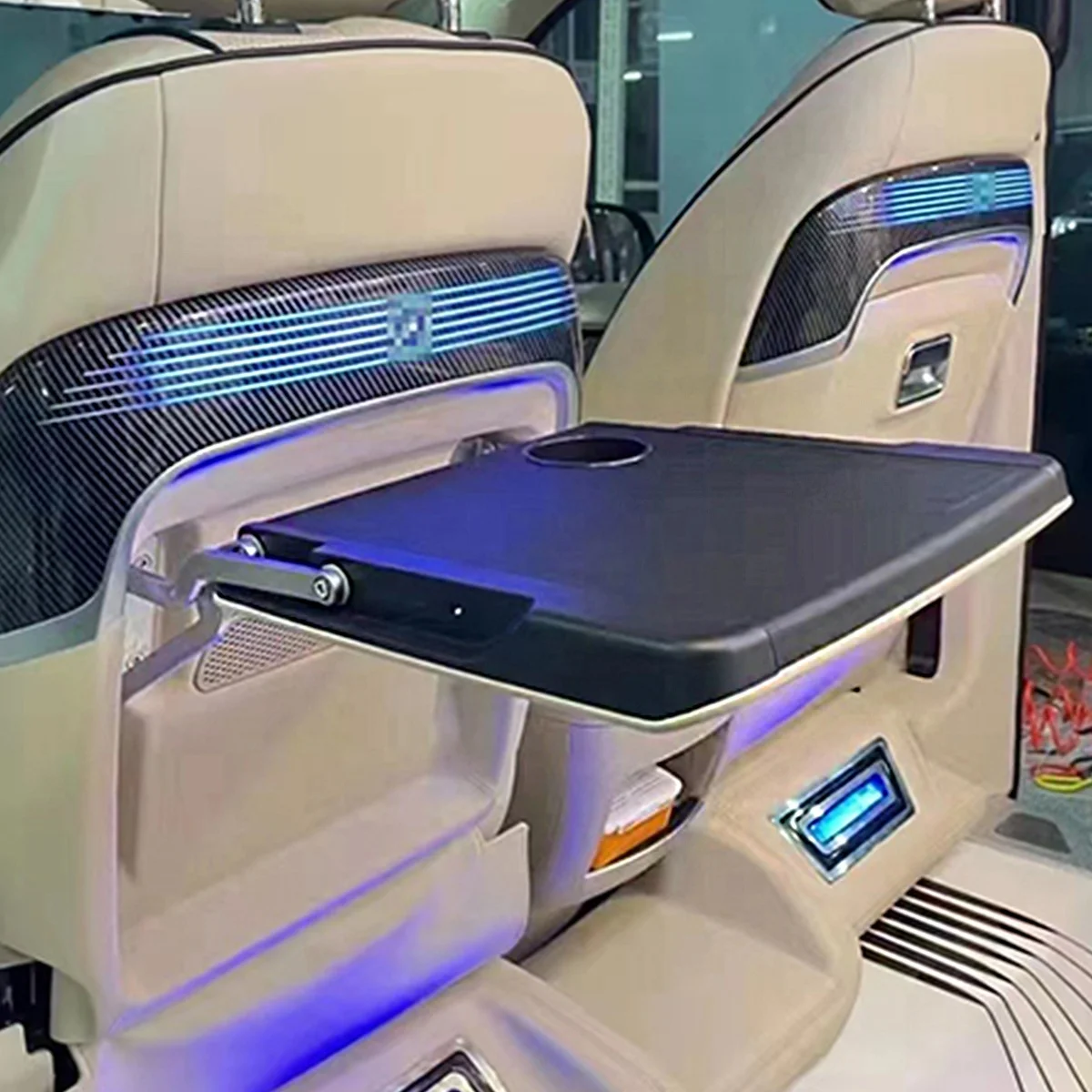 Business rear seat small table Board suitable for Mercedes-Benz Vito V class W447 multi-functional foldable small table Board