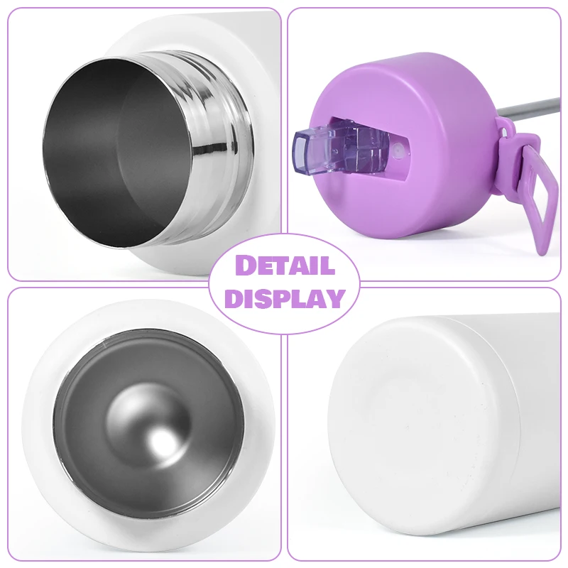 US warehouse stocked 34oz sublimation Water Bottles Insulated Metal Vacuum Flask Double Wall Stainless Steel Sport Water Bottle