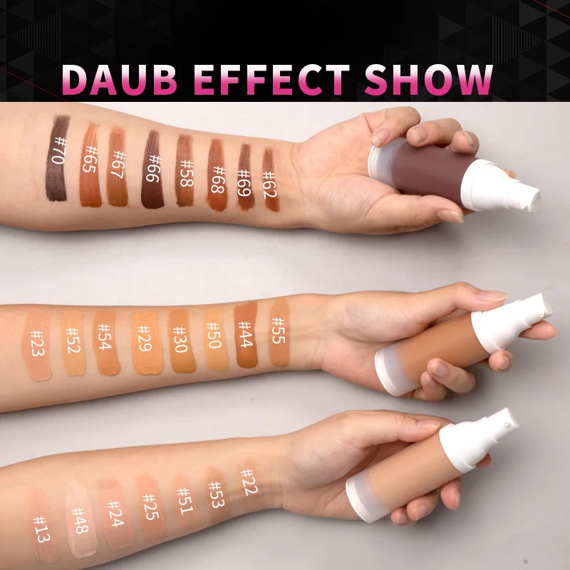 No Logo Professional Makeup Waterproof Foundation Highend liquid Foundation Pact Makeup Liquid Cream