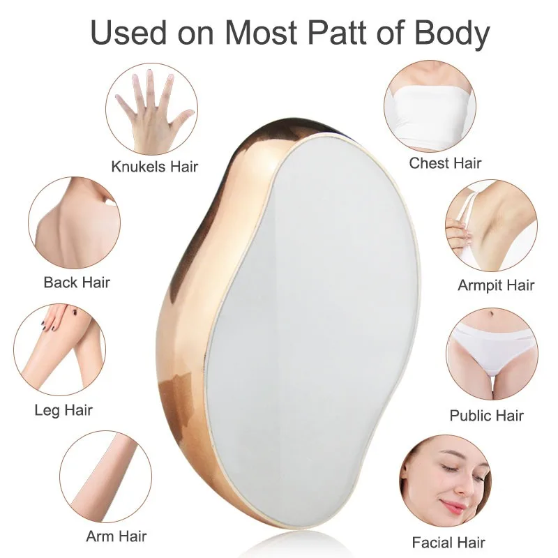 Crystal Hair Removal Tools Magic Crystal Hair remove Eraser For Face Hands And Leg