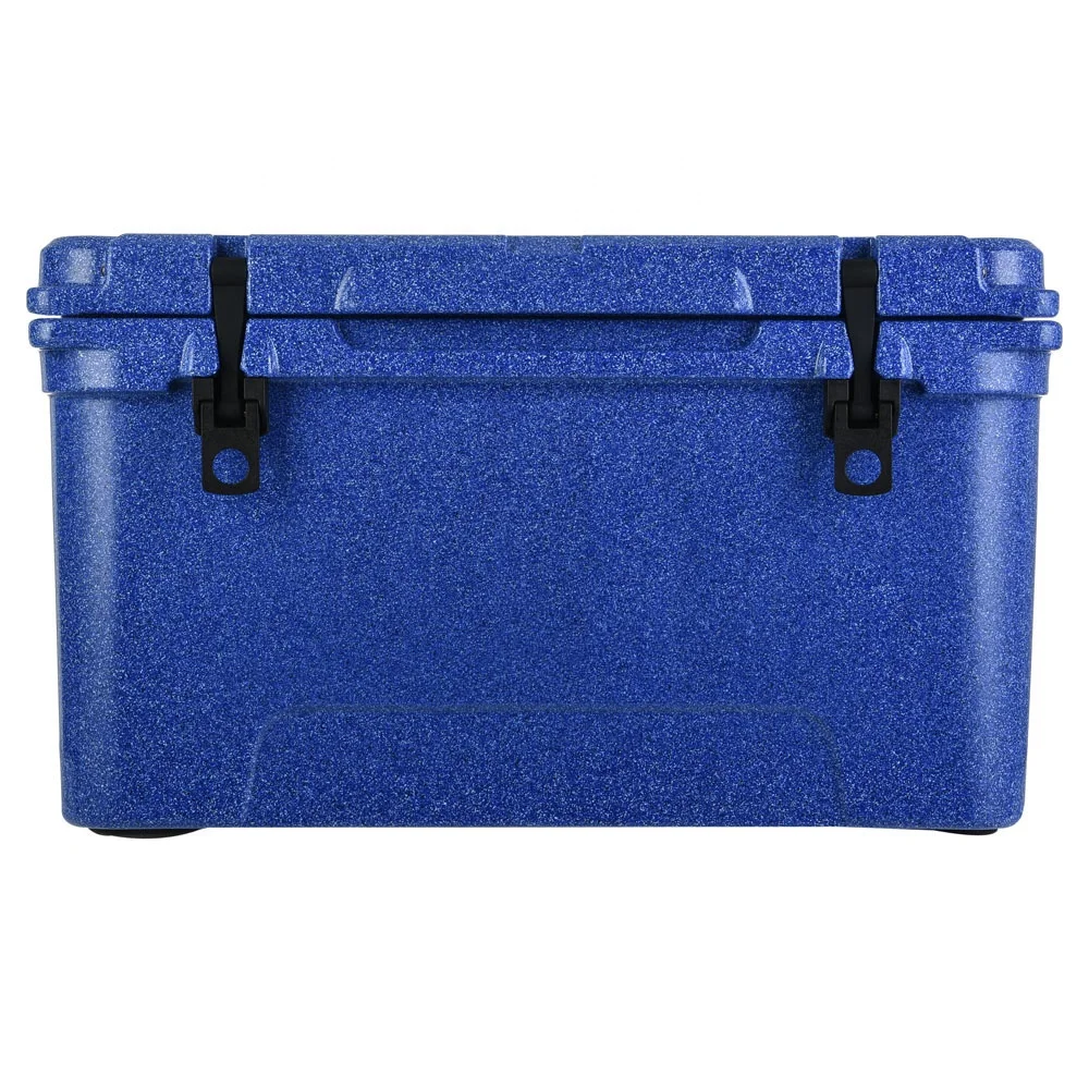 Chest Cooler Box Reusable 65l Large Plastic Rotomolded Fish Ice Food Custom PE Letter Box Insulated Box Nylon Rope Handle CN;ZHE