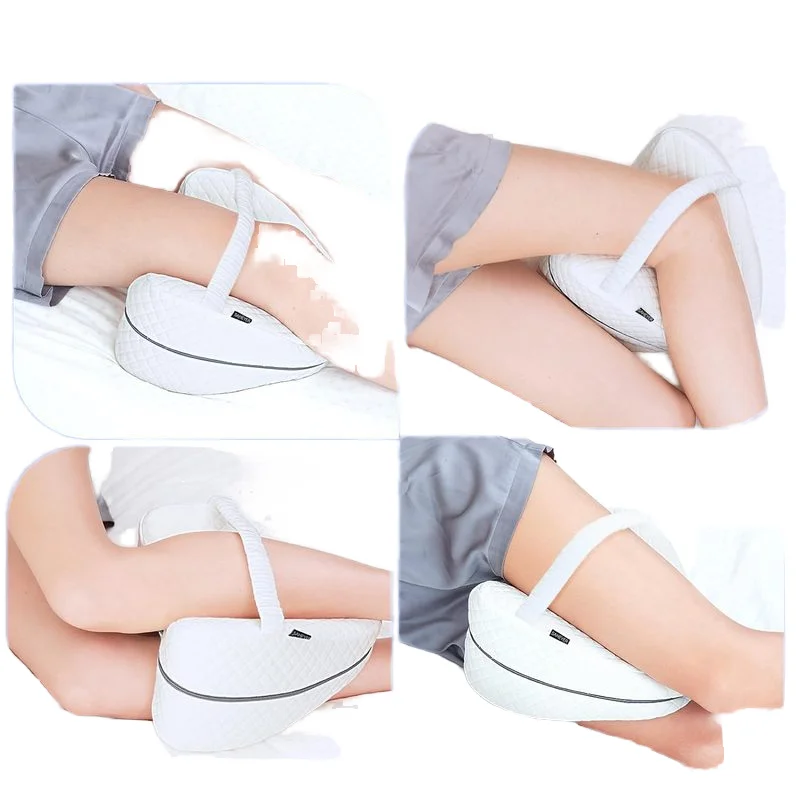 OEM Custom Made Memory Foam Knee Pillow Ergonomic Design Orthopedic between Legs Solid Luxury Body Pattern adjustable