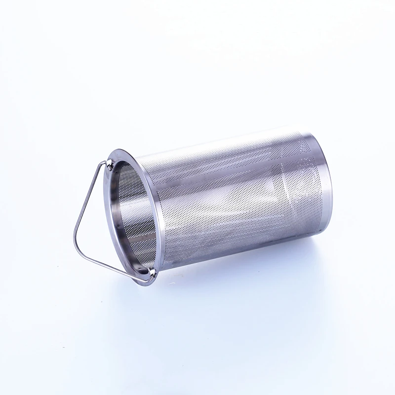 304 Stainless Steel Mesh Tea Infuser with Lid and Ring Tea Ball Strainer for Restaurants for Infusing Tea