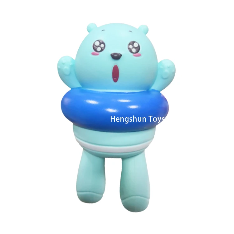 
Cartoon popular kid bear wind up floating bath toy 