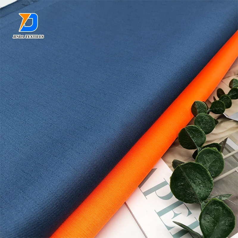 Jinda soft polyester taffeta fabric  100% polyester 210T high quality taffeta fabric for jackets lining fabric
