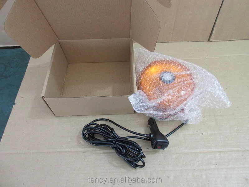 48pcs SMD DC12-24V R10 car warning beacon with magnet E-MARK warning light