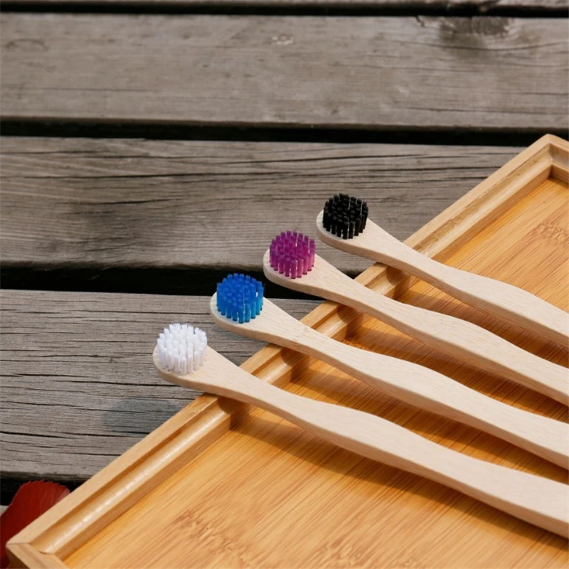  Bamboo Tongue Brush Eco Friendly Toothbrush Cleaner