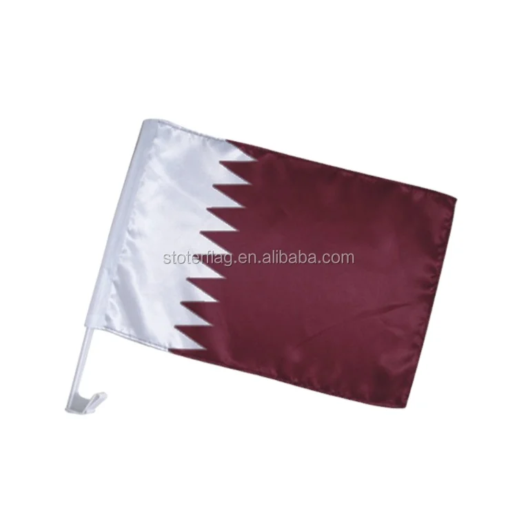 
2021 hot sales world cup Qatar car window flag 