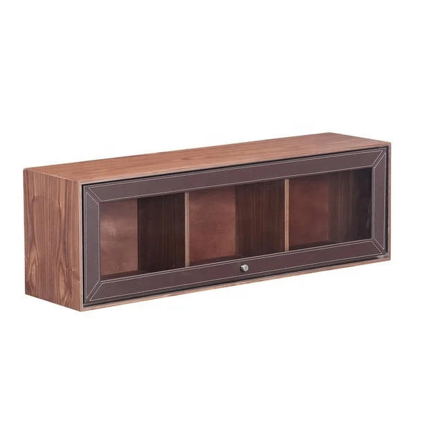 Luxury Design Modern Wall Cabinet Wooden Storage Cabinet High Quality Fashion Hanging Cabinet Living Room Furniture