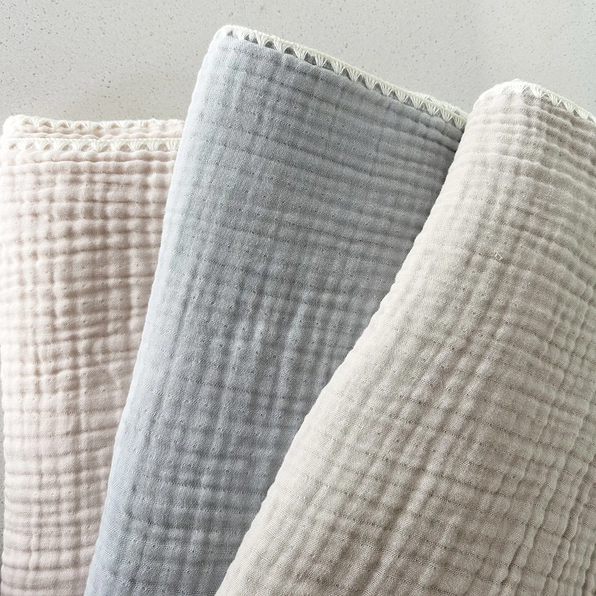 QDTEX New coming soft 100% baby muslin blankets bed cooling baby cotton gauze Blankets throw for newborns