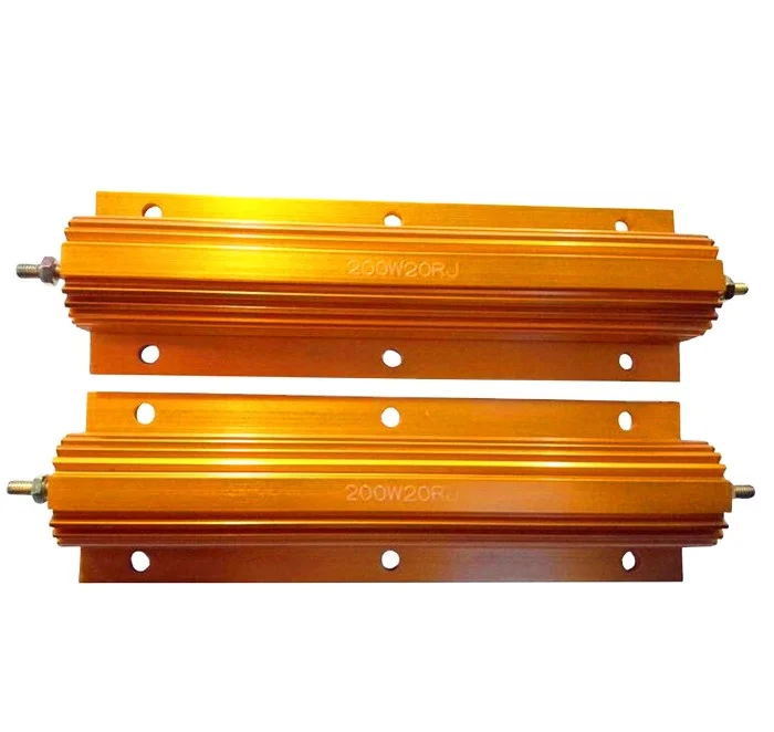 Aluminum   Breaking Wirewound Resistor 0.1R 0.2R 100R 500R 1K 2K  200w Rx24