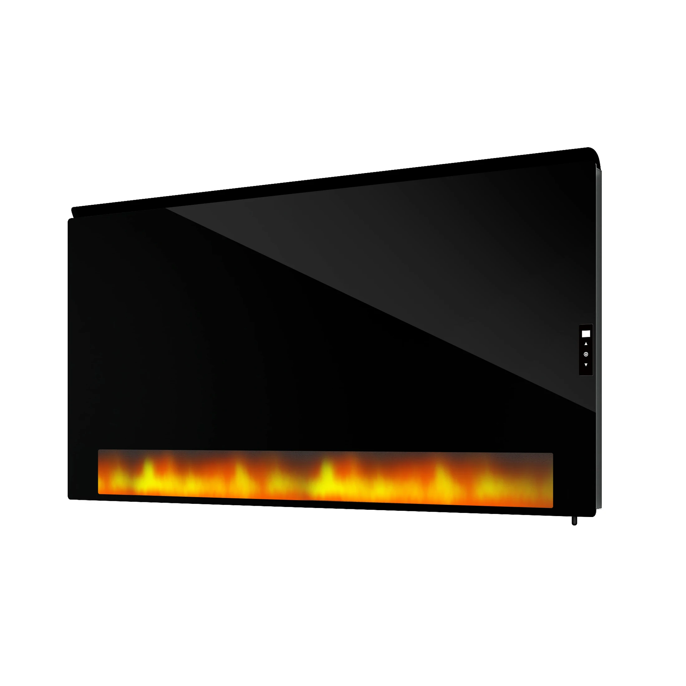 Touch Control Electric Fireplace With Thermostat And Timer Modern Design House Heater