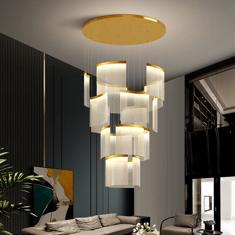 Modern Office Chandelier Oval Small Crystal Chandelier Lighting Modern Pendant Lamp 80 Hotel Golden Fixtures for Home LED 360