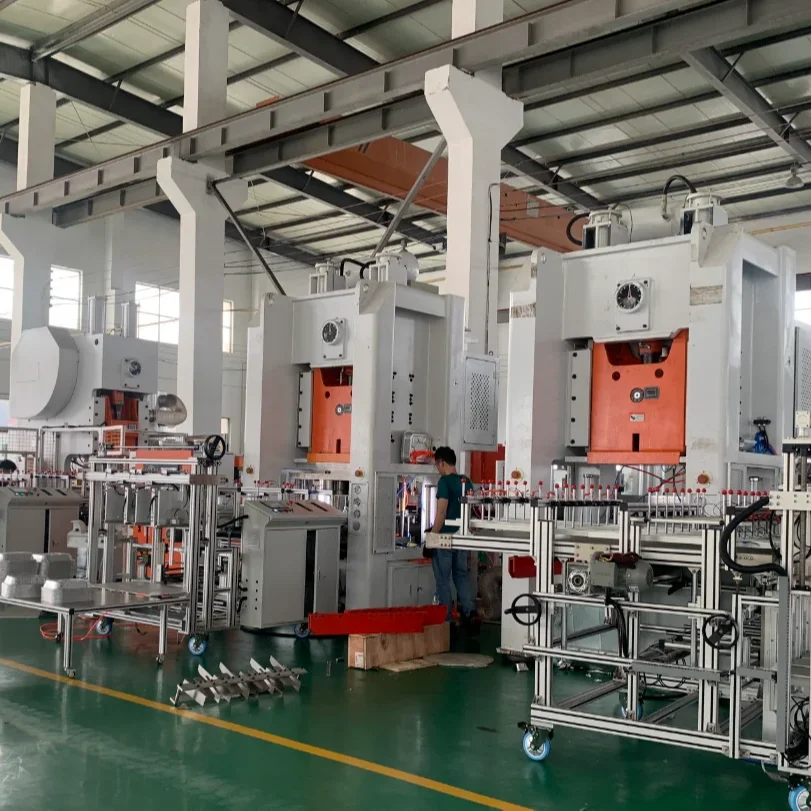 Professional Manufacturer Aluminum Foil Container Siemens Motors Making Machine Insulated Box Tray Machinery