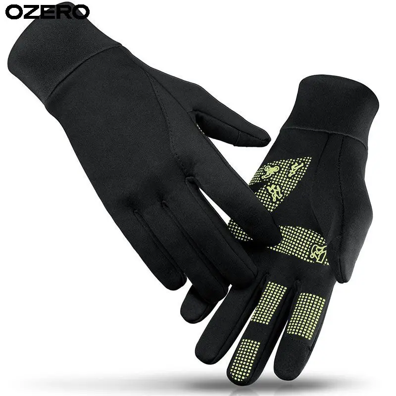 Ready To Ship OZERO Touch Screen Women Men Girl Polyester Cotton Snow Gloves Waterproof