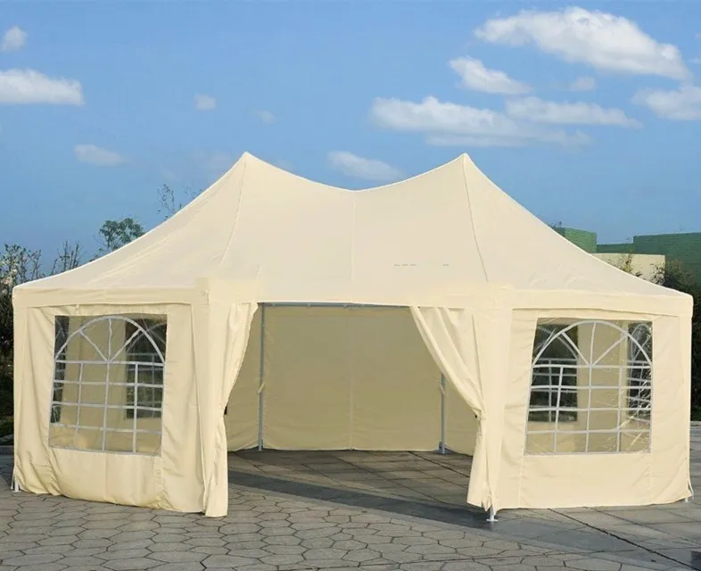 Octagonal Gazebo Heavy Duty marquee Tent, Outdoor Event Canopy Shelter Tent for Wedding, Party
