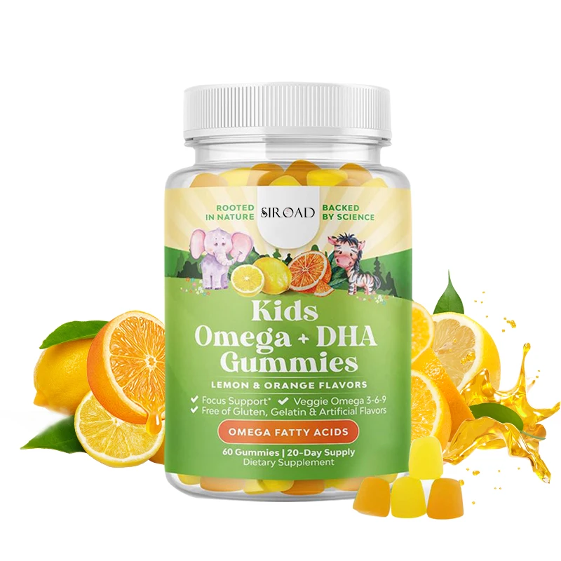 100% чистые органические мультивитамины для детей DHA Omega 3 Gummies с омега-6 9 веганский лучший подарок