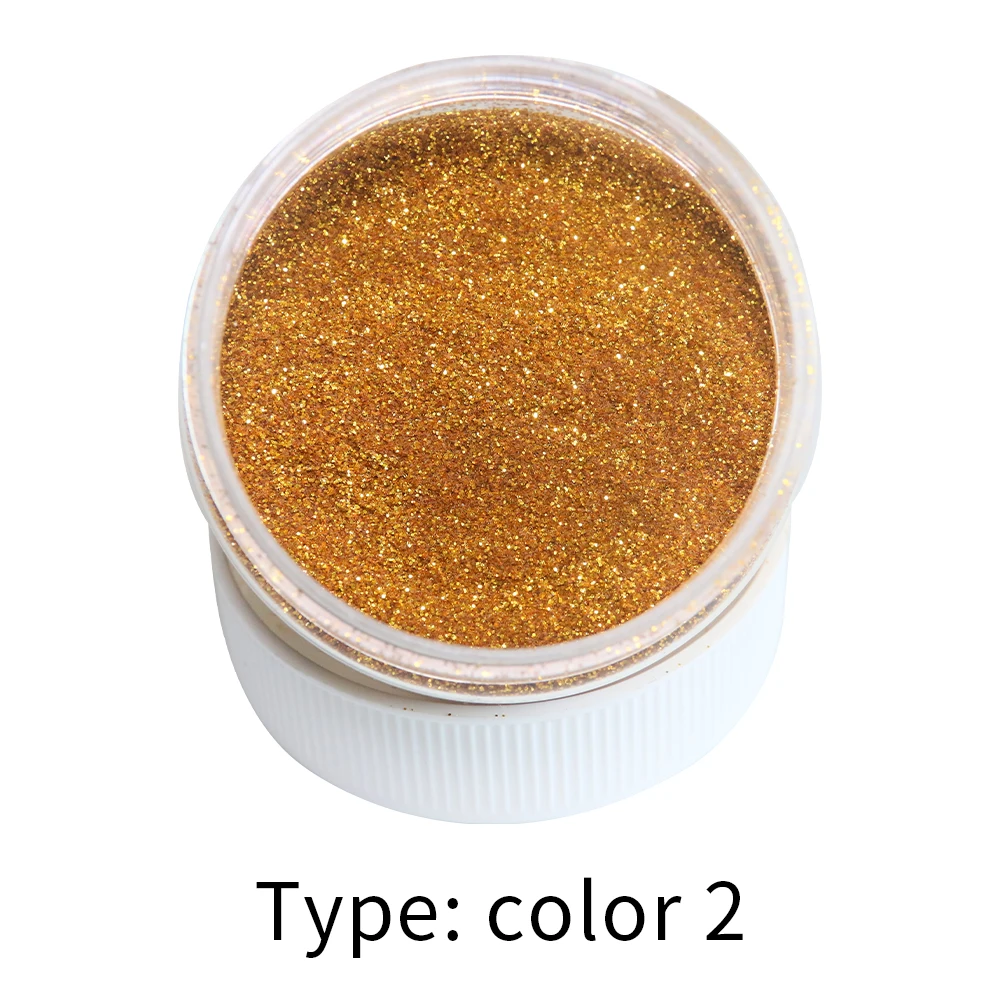 
50g Dark Gold Paint Powder for Car Paint Nail Decorations Art Crafts Mica Glitter Pigment Powder 