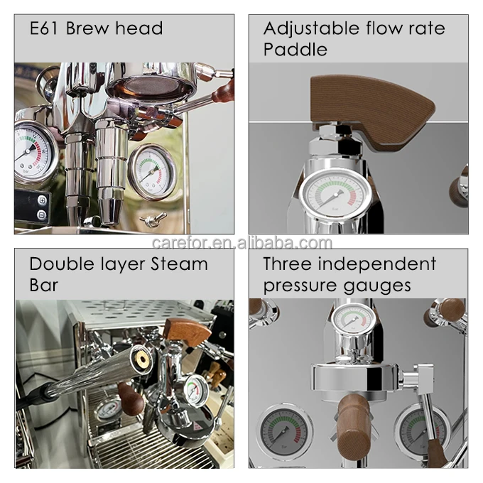 2024 Espresso Machine Stainless Steel Electric Espresso Machine Coffee E61 Espresso Machines