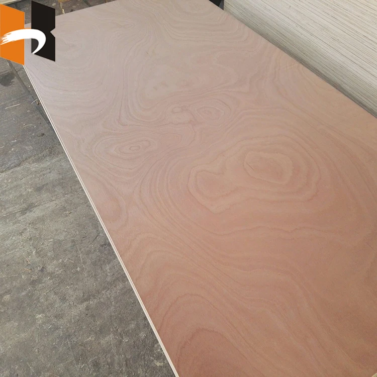 3mm 4mm Decorative Natural Commercial Sapele Mahogany Plywood Sheets
