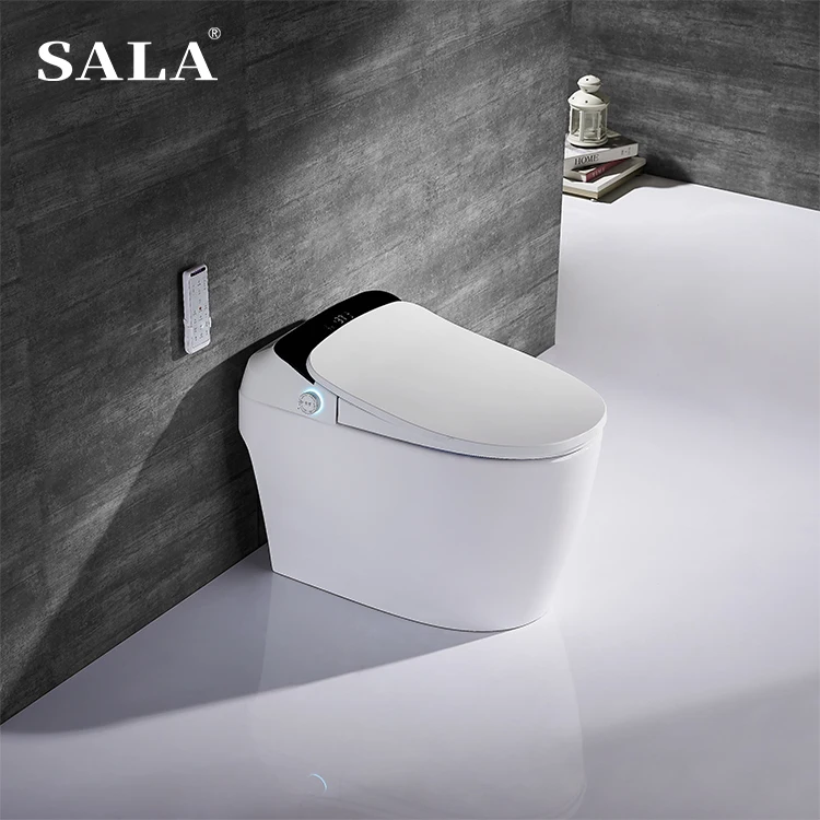 SALA Wholesale price sanitary ware luxury wc toilet with smart toilet cover