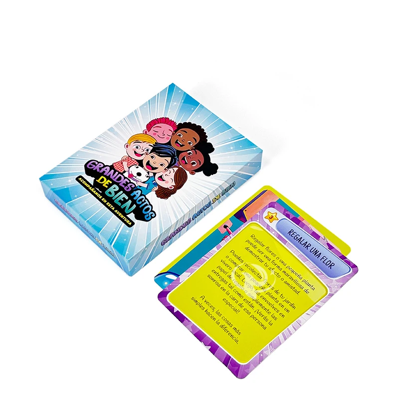 China Best Seller Custom Printed Premium Game Booster Cards Personzed Children Friends Groups Made Quty Paper Logo Customization