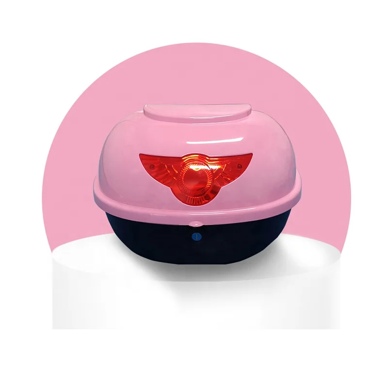 Reliable Quality  Plastic Pink Scooter  Motorcycle Trunk Luggage Tour Tail Box