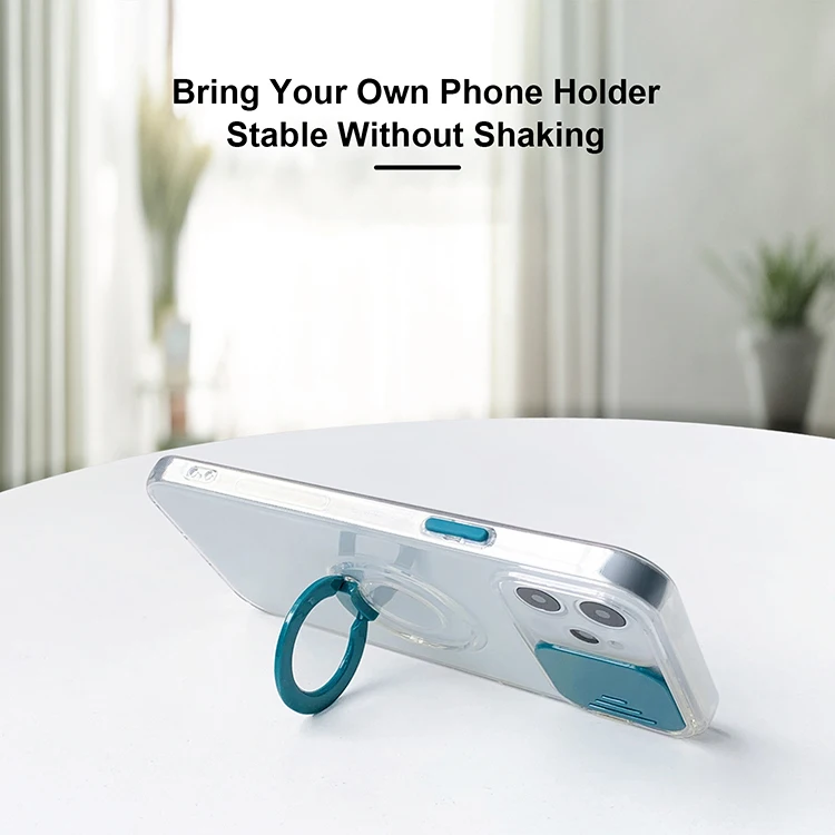 Прозрачный и красочный чехол с раздвижным окном кольцом для защиты объектива камеры iPhone 14 дизайнерский со встроенным кольцом-подставкой