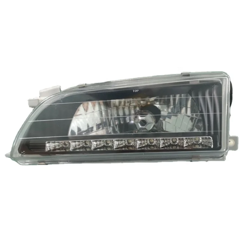 Black LED Head Lamp Car Accessories 212-1142 For Corolla Japan AE100 1992 1993 1994 1995 4DOOR