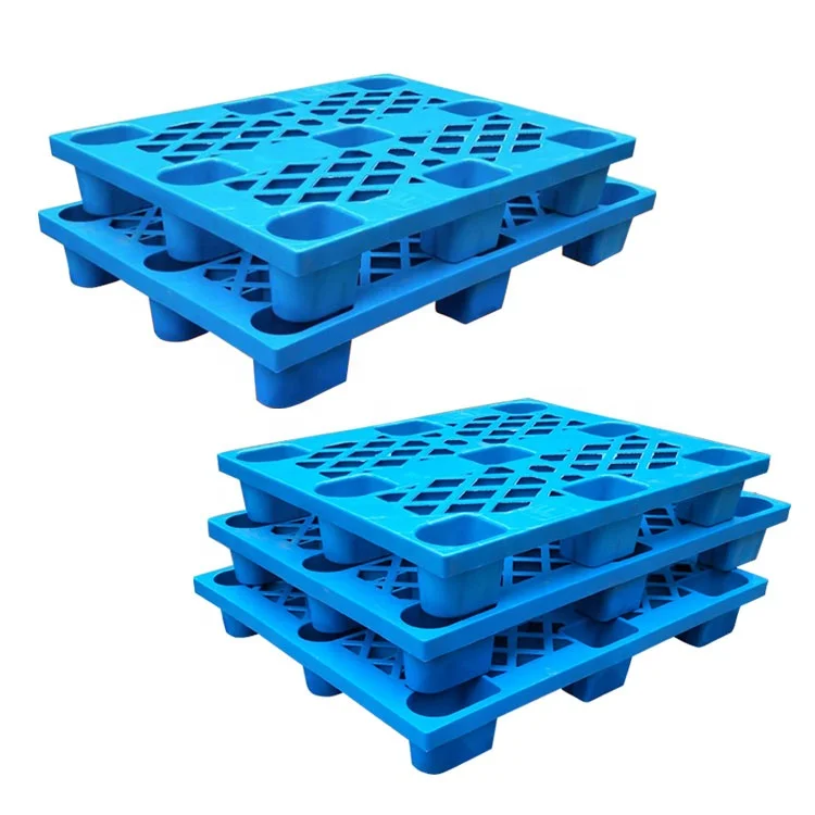 Good Quality PE Single Side Stacking Plastic Pallet for Warehouse/