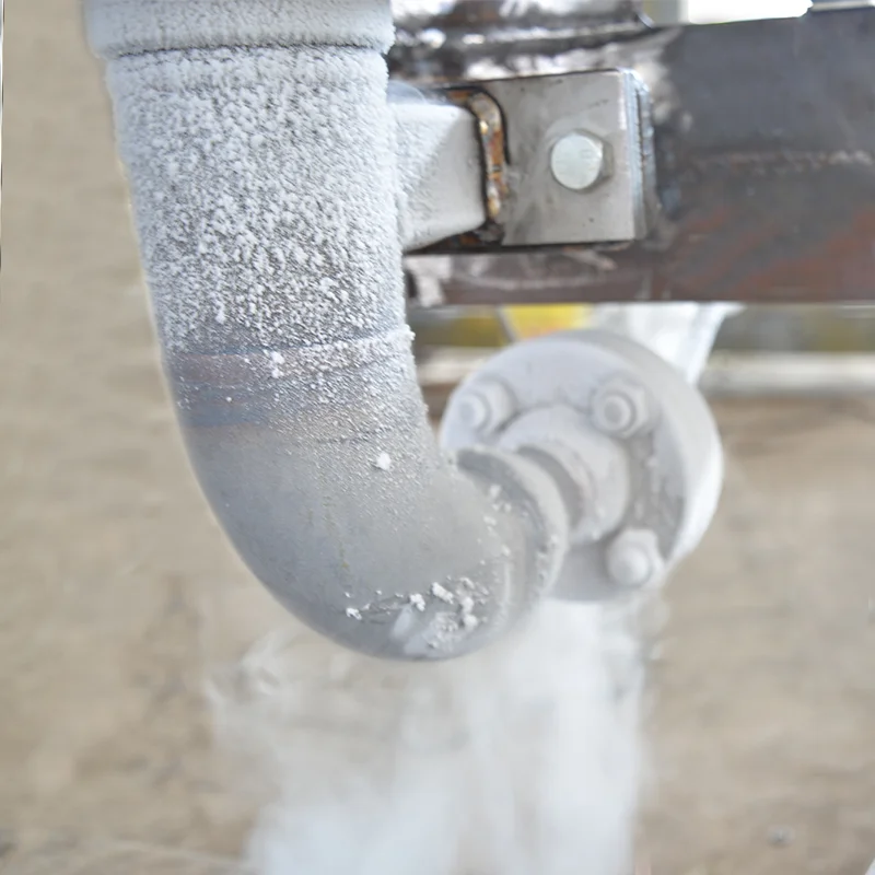 low temperature stainless steel bottom LNG Loading Arm with swivel joint spring balance Design Supplier For filling  LNG Plant