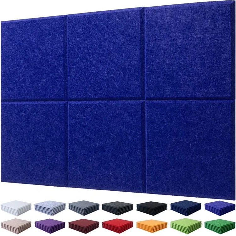 Factory sale felt fabric sound absorbing covered wall panels