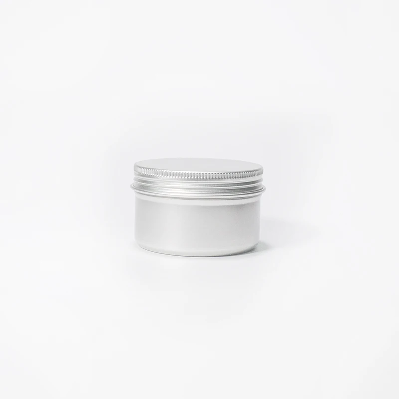 Free Sample Cosmetic Candy Metal Containers Custom Screw Top Aluminum Jar For Candle