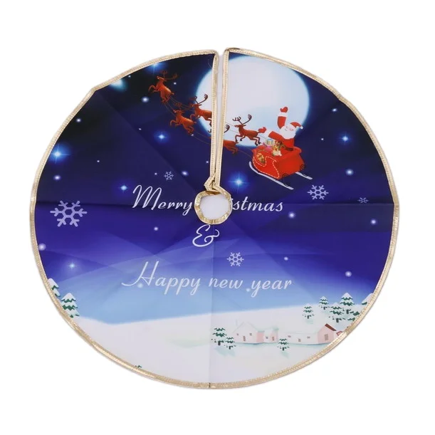 Wholesale Customized Logo Christmas Tree Dress Good Looking Stocked Christmas Tree Mat Party Supplies