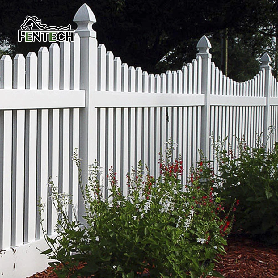 Durable High Quality Black/White Plastic/Vinyl/Pvc Small Fences for Gardens