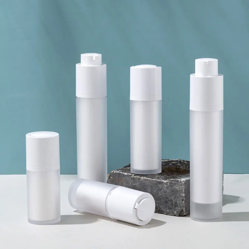 Hot Sell Manufacturers Supply  15ml 30ml Plastic Airless Pump Bottle Serum Luxury Lotion Pump Dispenser Airless Lotion Bottle