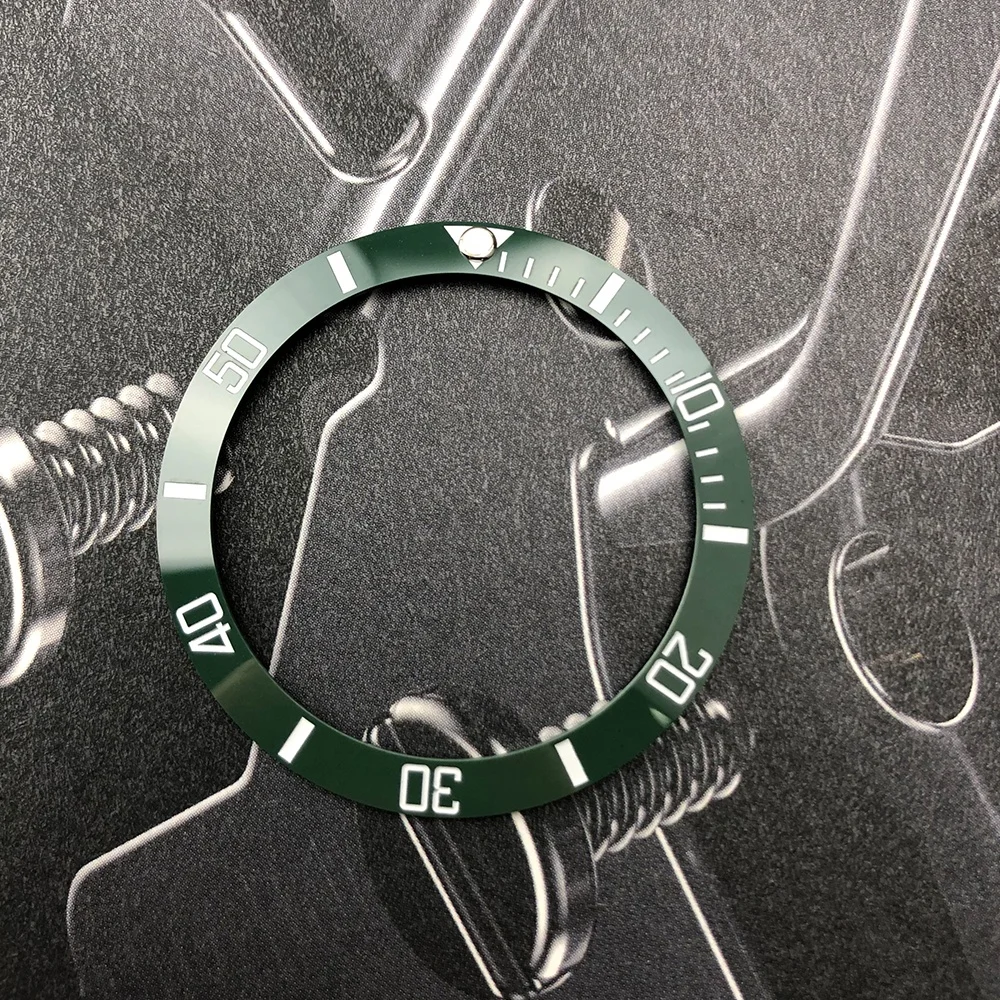 SKX007  009 38mm  Slope Watch Green Ceramic  Bezel Insert