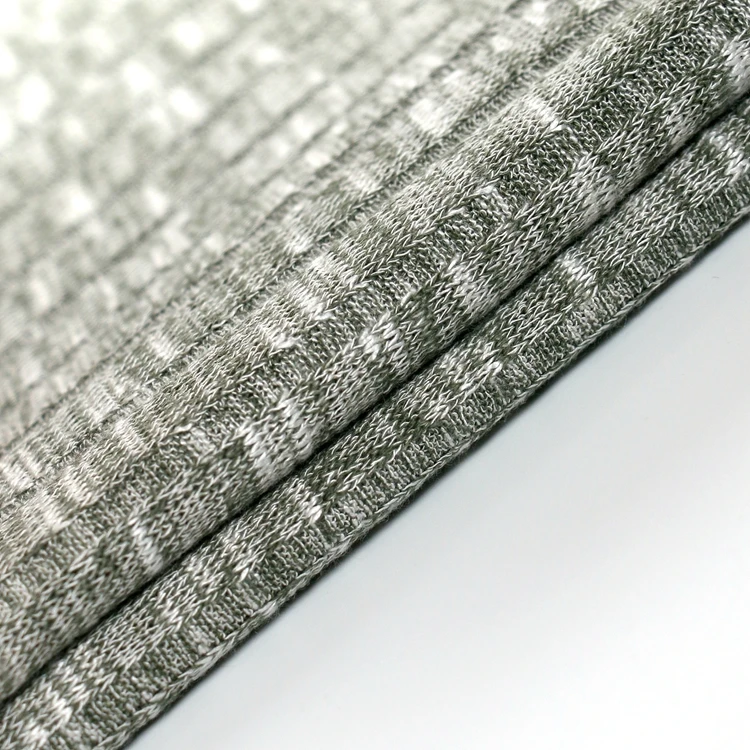 
Fabric Ribrib Brand New 19% Spandex 81% Polyester Ocean Recycled Ribbed Stretch Fabric 
