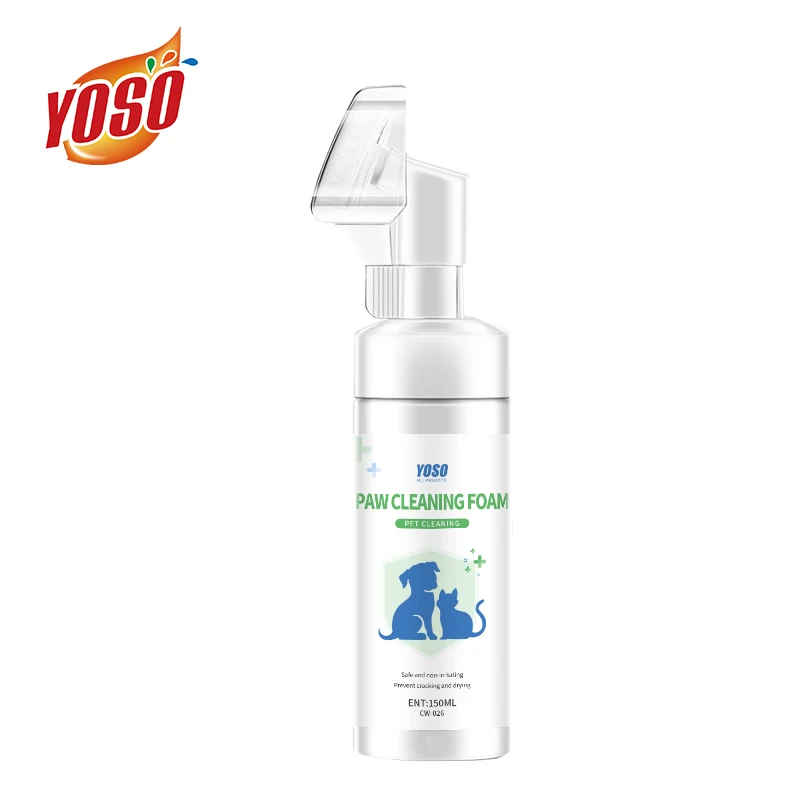 150 ML Ultimate Pet Pampering Silky Smooth Paw Cleansing Foam Premier Pet Grooming Silk-Touch Anti-Dirt Foot Foam