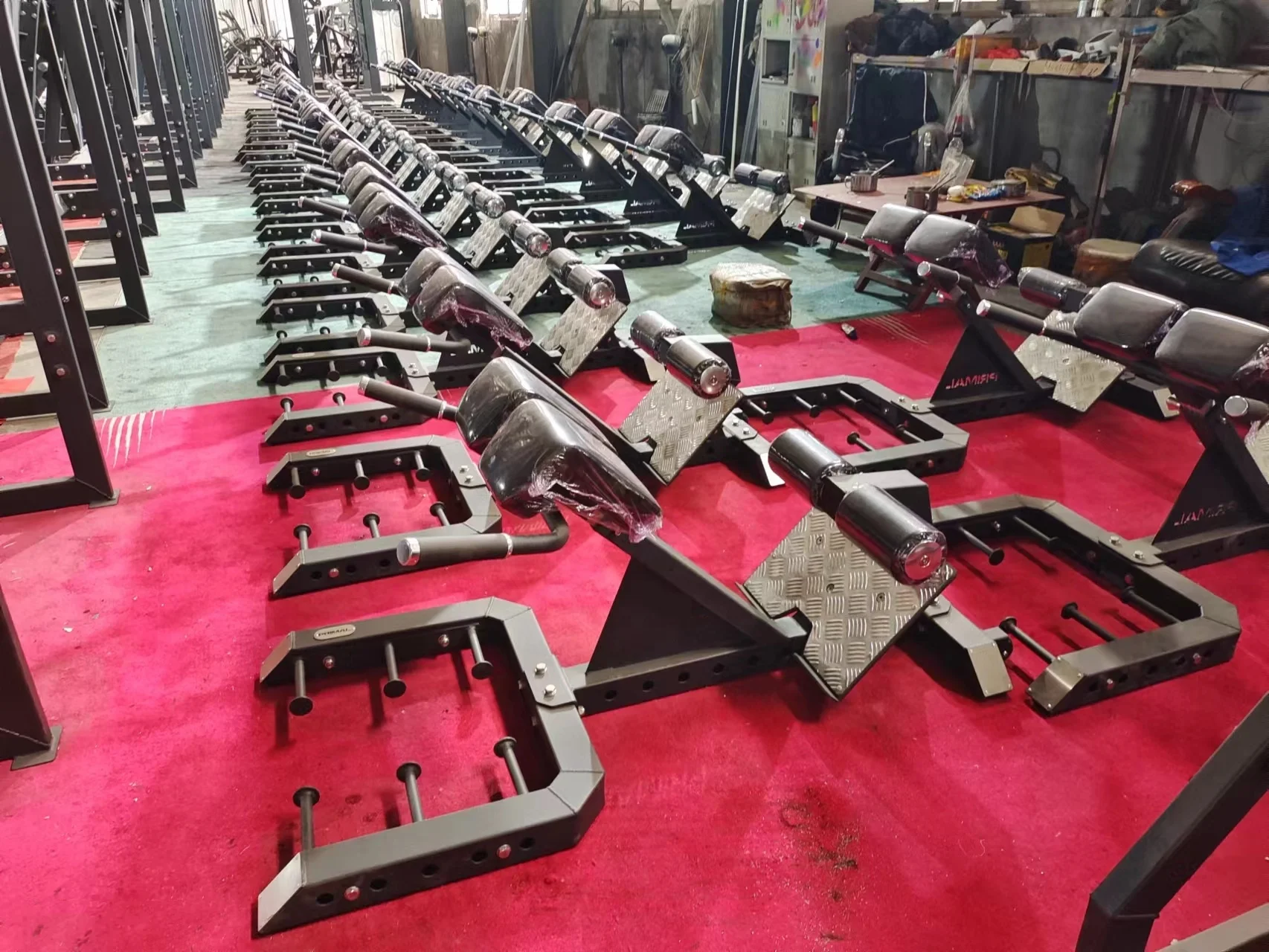 gym Commercial Use 45 Degree  adjustable abdominal muscular trainer Hyper Back Extension Exercise Bench Roman Chair