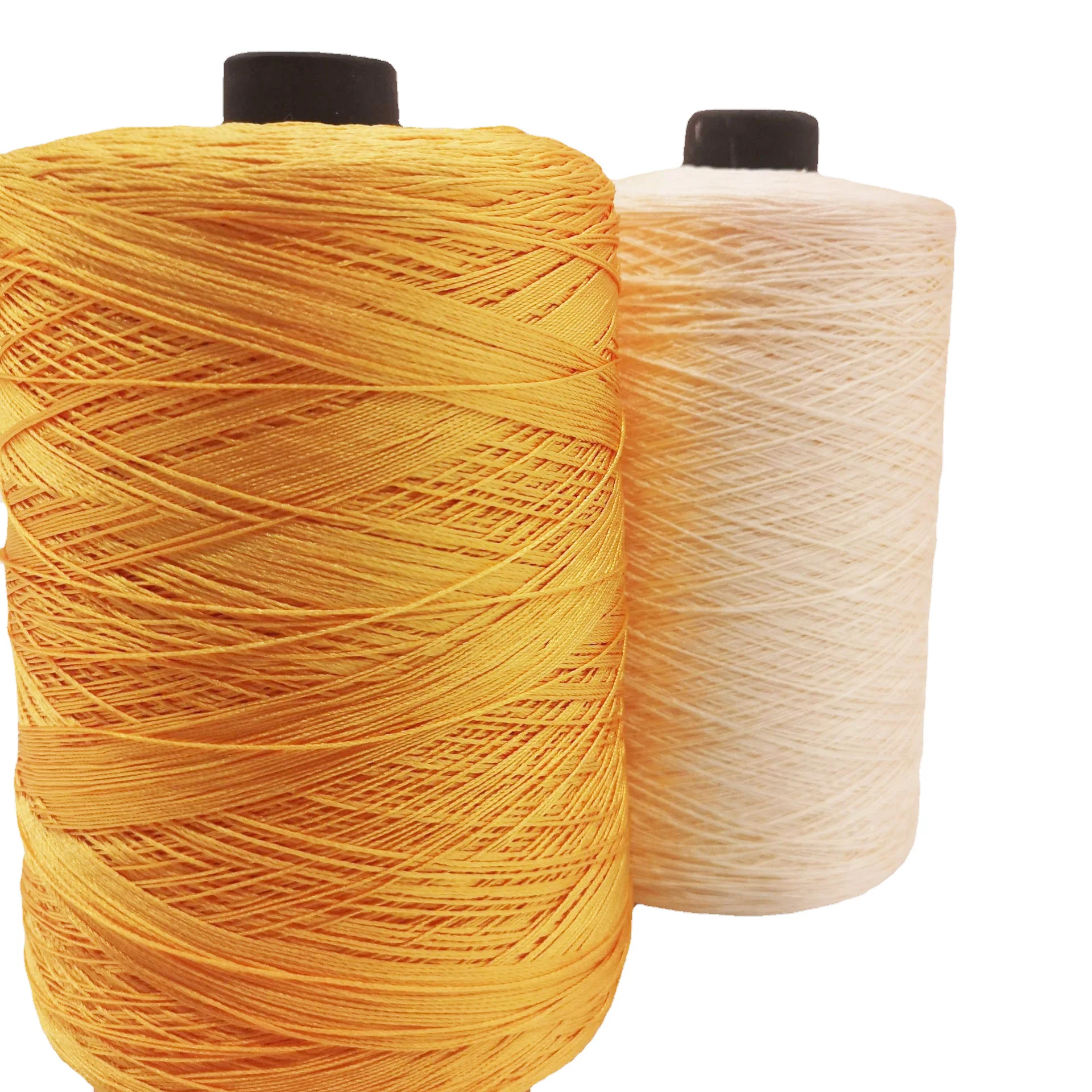 300D 3Ply Dyed Steam Threads High Tenacity Bobbin Filament 900D Polyester twisted sewing Thread for clothes embroidery thread